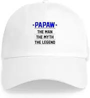 [CafePress] Papaw The Man, The Myth, The Legend Adjustable Baseball Cap