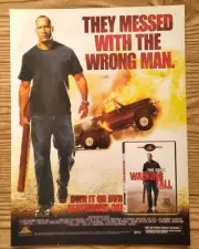 2004 Walking Tall DVD Movie Release Dwayne Johnson Rock Photo Vintage Print Ad
