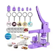 Button Maker Machine Multiple Sizes, 25mm+32mm+58mm Pin Maker Button Press Ma...