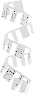 Vaguelly 1 Set Piano Keyboard Note Strips for Beginners Key Piano Learning Accessory Smooth Surface Easy to Read Labels Non Damaging Design for Electronic Organs