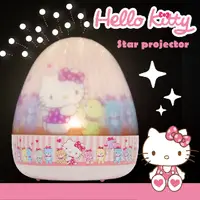 在飛比找PChome24h購物優惠-Lumitusi Hello Kitty旋轉音樂點點夜燈星空