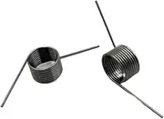 10pcs 65Mn Steel V-Shaped Spring Hair Clip Spring Steel Wire Diameter 0.8mm Angle 60 90 120 180 Degrees(4.8mm (60 Degrees),9mm)