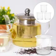 3 Pcs Tea Cups Kettle Teapot Accessories Strainer Replacement Loose