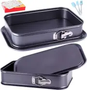 Large Springform Cake Pan, 14 X 11-Inch Rectangle Cheesecake Pan, Tiramisu Bakew