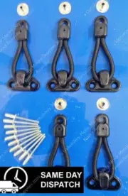 Bungee Loops Fitting 80mm 5 pk - 4WD Bunji Tonneau Ute Hook Marine Repair Loop