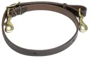 Poplar Head Premium Oiled Harness Leather Tie Down Strap, 1"