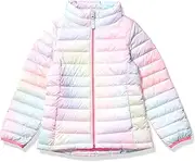 [Amazon Essentials] Girls' Lightweight Water-Resistant Packable Mock Puffer Jacket