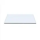 17" X 30" Rectangle Tempered Glass Table Top 3/8" Thick Flat Polish Edge and Tou