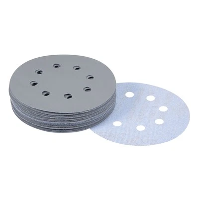 20Pcs 5" 8 Hole Hook and Loop Sanding Disc 3000 Grit Flocking Sandpaper