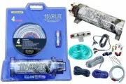Absolute USA KITCAP4GASI 3.0 4 Gauge Car Amplifier Kit (Silver)