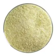 Chartreuse Green Striker Transparent Bullseye Frit 1126