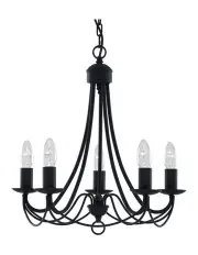 [Lexi Lighting] Zanzibar Chandelier Light Black