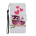 Love Owl Flip Phone Case For Samsung A12 A22 A32 A52 A72 S8 S9 S10 S20 S21 S22