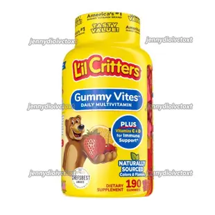 在臺現貨 美國 L'il Critters兒童小熊軟糖 維生素兒童軟糖 好市多