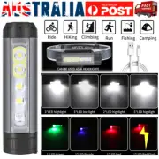 8 Modes LED Torch Flashlight Magnetic Work Light USB Rechargeable Headlight Lamp
