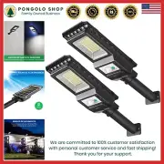 Ultra Bright Solar Security Lights - 1000 Lumen Motion Sensor Lighting, 2 Pack