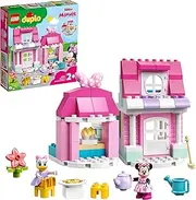 [LEGO] 10942 DUPLO Disney Minnie’s House and Café Dollhouse with Minnie Mouse and Daisy Duck, Building Toy for Toddlers 2+ Years Old