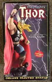 Mighty Thor 15" Change-o-Head Marvel Statue - 2001 MIB by Randy Bowen - 723/2500