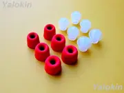 12pcs (RDMF-CLNMH-C) Memory Foam and Noise Isolation Tips for Monster Earphones