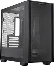 ASUS A21 Micro-ATX case - Supports 165 mm CPU Cooler, 360mm radiators, 380mm Graphics Card and ATX PSU, with 33 mm Cable Management Space and 40% Porosity to Maximize Airflow | Black