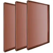 3 Pcs Reusable Baking Sheet Fruit Dryer Tray Silicone Pad Dehydrator Mats