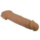 Realistic Silicone Penis Enlargement Extension Sheath Stimulator Couples