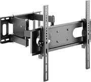 TV Mount,Sturdy TV Mount,Sturdy 32-60" Double Arm Tilt & Swivel Wall Mount TV Bracket for LED, LCD, 3D, Curved, Plasma, Flat Screen Tesions - 35kg Weight Capacity