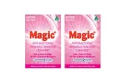2 x Magic Anti-Bacterial Washing Machine Cleaner Removes Built-up Grime, Detergent & Mineral Deposits 200g (4 Sachets)