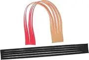 GANAZONO Table Tennis Racket Edge Protection 10pcs Set Paddle Badminton Racket Self-Adhesive Sponge Strip