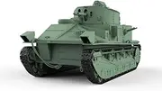 LF120578 1/120 TT Scale Railway Military Model Kit British Vickers Mk.II Medium Hell Buggy