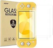 [3 Pack] Switch Lite Screen Protector, JOTO Tempered Glass Screen Film Guard Rounded Edge Real Glass Screen Protector for Nintendo Switch Lite 2019 -Clear