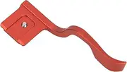 Thumb Rest Up Hand Grip Camera Thumbs Up Hand Grip Aluminum Alloy, for Fuji XT100 Mirrorless Camera (Red)