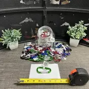 86 QTY! Bulk Lot- Shawshank LEDz 702105 3” Carabineer With Key Ring Display -NEW