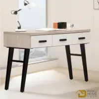 在飛比找momo購物網優惠-【WAKUHOME 瓦酷家具】Bonnie清新簡約4尺書桌A