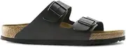 [Birkenstock] Unisex Arizona Birko Flor Sandals Women's Brown Flat Slide Sandal