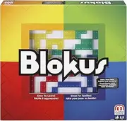 Mattel Games Blokus Strategy Board Game, Family Game for Kids & Adults with Colorblind Accessible Pieces & Just One Rule