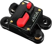 ULTECHNOVO 1pc Car Audio Automatic Recovery Circuit Breaker Aaa Reset Fuse Holder Power Supply 250a Car Recovery Circuit Breaker