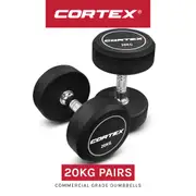 CORTEX Pro-Fixed Dumbbell 20kg (Pair)