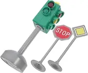 Beatifufu Voice-Guided Traffic Light Toys Kids Educational Playset Simulation Traffic Signal Model