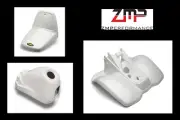 NEW YAMAHA YT60 TRI ZINGER WHITE CARBON FIBER COMPLETE PLASTIC FENDER KIT YT 60