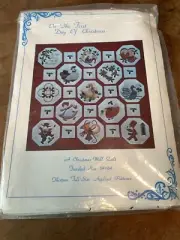 On the First Day of Christmas Applique Quilt Pattern 1981 Porcupine Hill