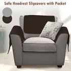 3Pcs Sofa Armrest Cover Headrest Cover Polyester Recliner Chair Arm Cover faAXu
