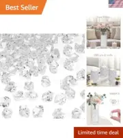 Realistic 1000 PCS Acrylic Fake Ice Rocks - Ideal for Decor and Photography