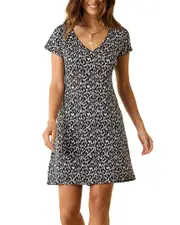 Tommy Bahama Darcy Chic Cheetah V-Neck Shift Dress