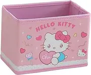 Bliqlriy Kawaii Collapsible Storage Bin, Cute Storage Box Foldable Baskets Kawaii Office Desk Organizer Cute Room Decor (Kt)