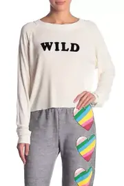 NWT Rayon blend WILDFOX Monte Wild Fox Crop Top Size S $108