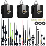 EMOON 3 Pieces Silent Clock Mechanism Replacement Kit, Battery Operated Clock...