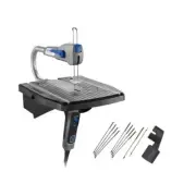 Scroll Saw Corded 0.6Amp Cut Plastic Laminates Metal Portable Light Auto-Tension