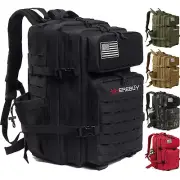 45L Military Tactical Backpack for Army 3 Day Assault Pack Large Hiking Rucksack