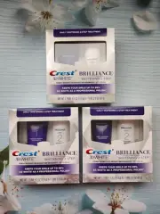 3× Crest 3D White Brilliance Daily Whitening 2-Step EXP: 02/2026